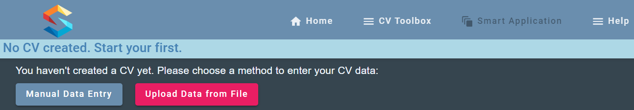 CV Upload Interface